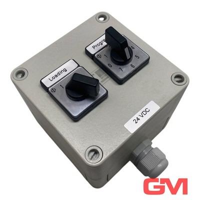 Rittal Steuerbox im Gehäuse PK 9505000 control box 24VDC Kraus&Naimer Schalter