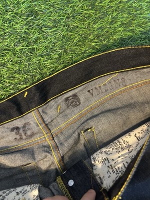 Evisu Jeans LOT 2001 Denim Pants 36x36 Evisu Jeans Made In Japan