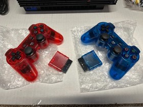Working SONY PlayStation 2 Console PS2 Video Game System 2 Wireless Controllers