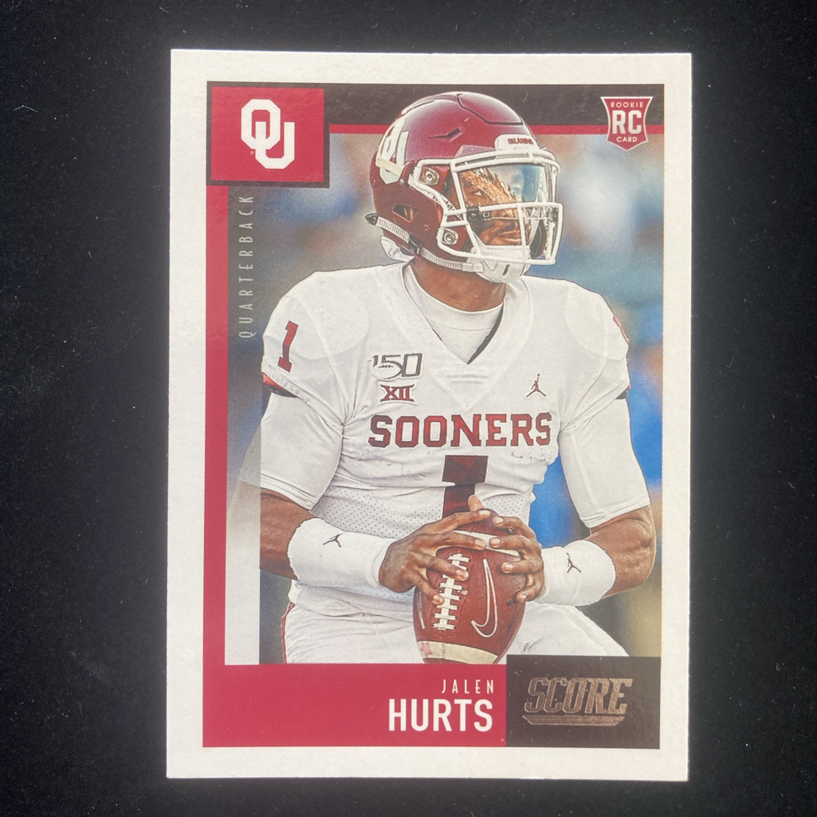 2020 Panini Score FB - #358 Jalen Hurts/Eagles (RC)