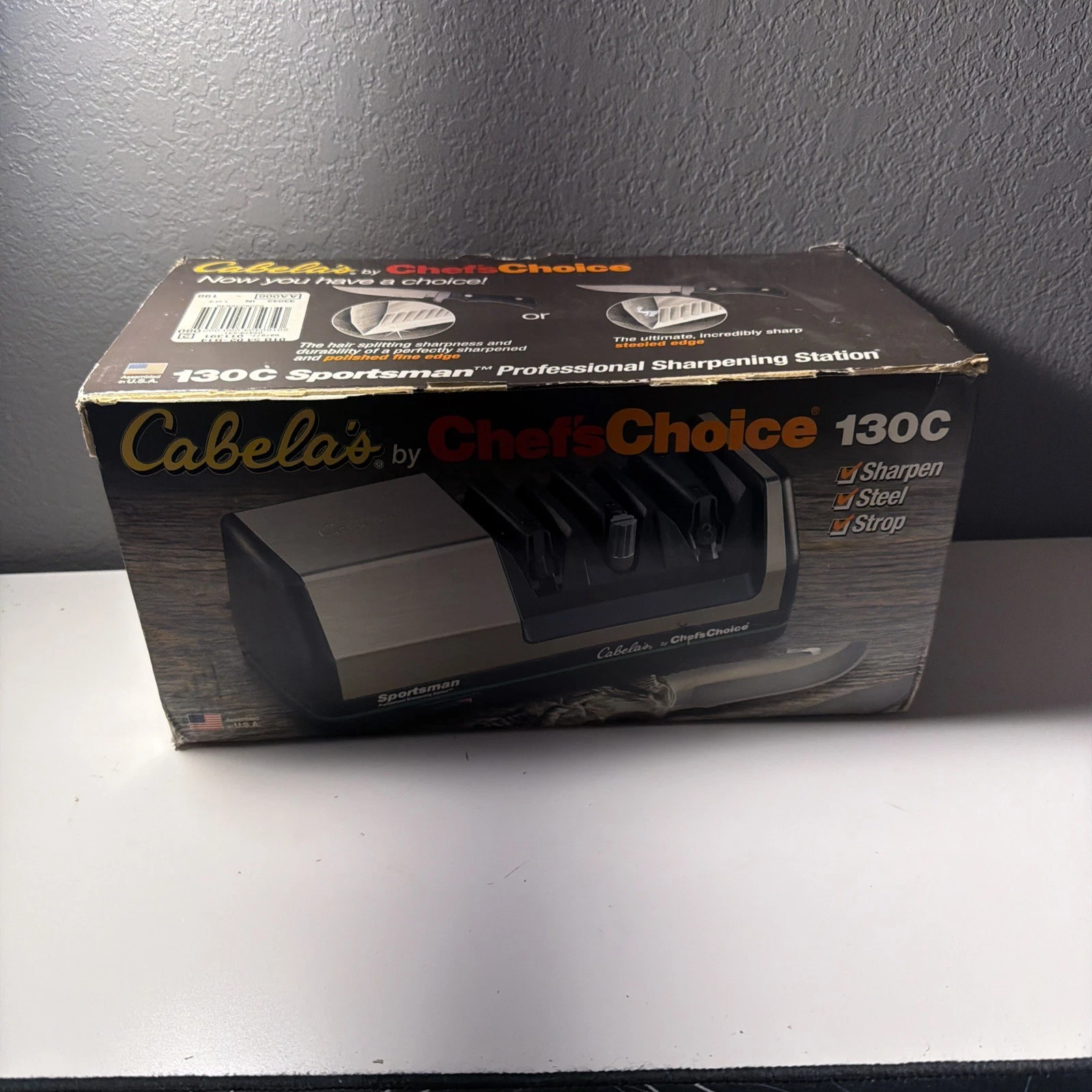 Chef'sChoice Professional Sharpening Station 130 Electric Sharpener - Silver