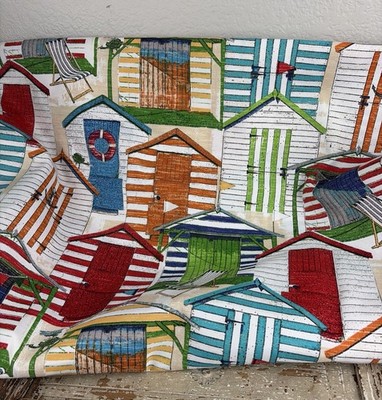 Richloom Solarium Indoor Outdoor Fabric Beach Huts Cabana 2 Yards New Boating