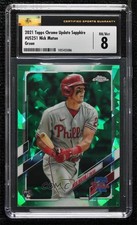 2021 Topps Chrome Update Sapphire Edition Green 15/50 Nick Maton CSG 8 0kd8