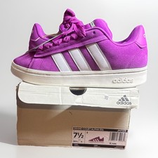 Women  s 7.5 Adidas Grand Court Alpha 00s Comfy Casual Purple Shoe / JH7231