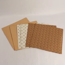 Lot of Vintage G R International Floral Gift Wrap Paper 1960s-80s