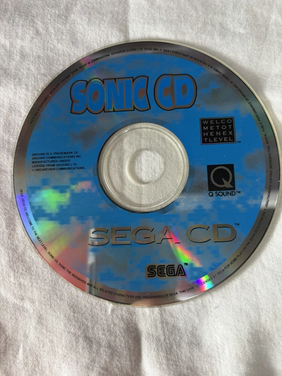 SEGA Video Games Sonic CD 1993 for sale | eBay