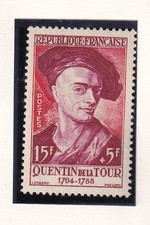 🦬Timbre France N°1110 Neuf ** Quentin de la Tour 1957 - MNH**🦬