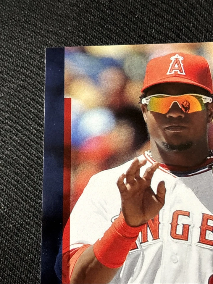 ERICK AYBAR - 2009 Upper Deck Series 1 - INKREDIBLE AUTOGRAPH - LA Angels - #EA - Image 2 of 4