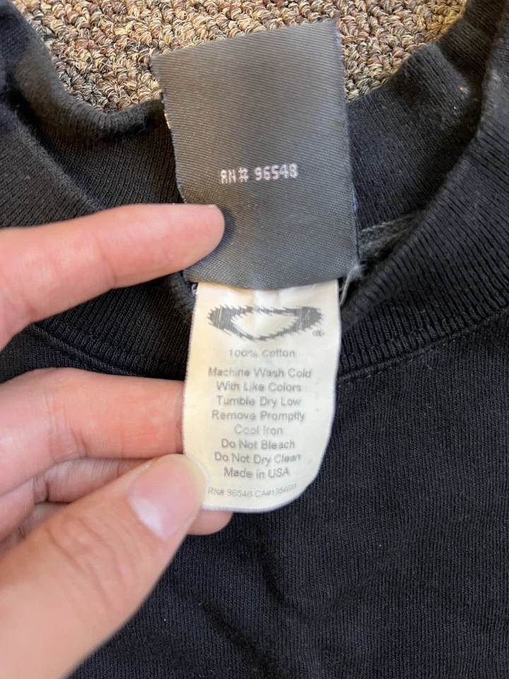 Camiseta Oakley Para Hombre De Colección Negra Talla M Grande Software Center Logo  Foto 4 de 4