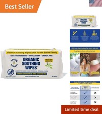 Soothing All-Purpose Wet Wipes for Sensitive Skin, Made with Organic Bamboo, ...