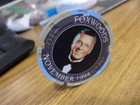 FOXWOODS INDIAN RESORT CASINO $10 gaming poker chip - Ledyard, Connecticut — photo 3