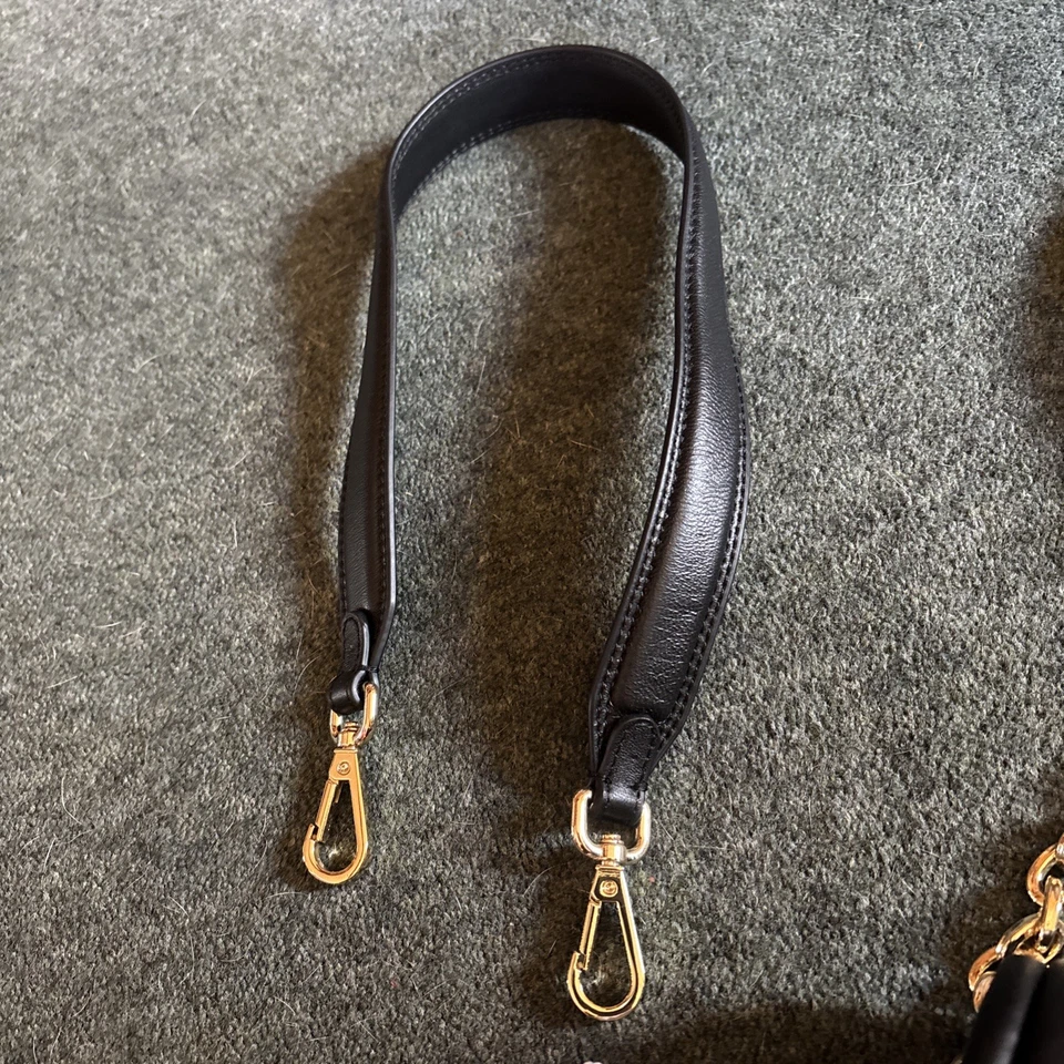 Dune London black leather handbag shoulder bag Chelsea genuine £159  - Image 2 of 4