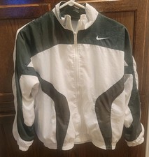 Nike Silver Tag Youth Large Rainjacket Windbreaker W/ Elastic Waist  Wristbands