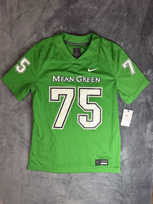 #ad #ad Nike NCAA North Texas Mean Green Untouchable Game Football Jersey Medium NWT $59.99