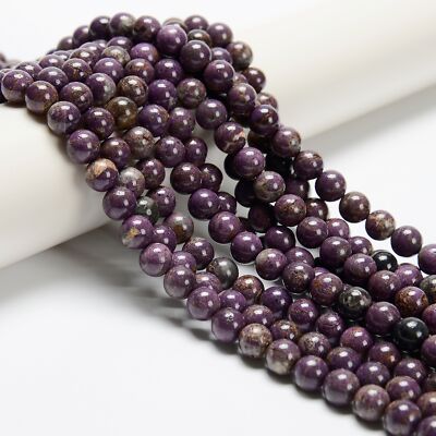 Natural Stichtite Smooth Round Beads Size 8mm 10mm