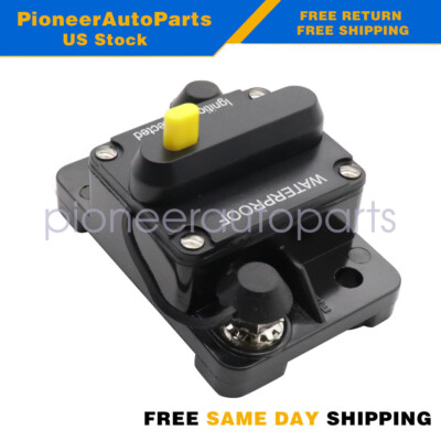 60AMP 12V DC Auto Circuit Breaker Reset Car Marine Stereo Audi FuseInverter US