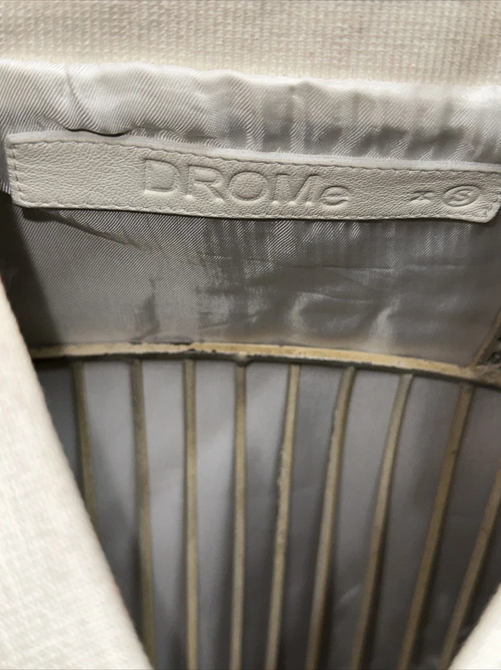 Стеганая куртка DROMe натуральная кожа размер XS - Изображение 2 из 4