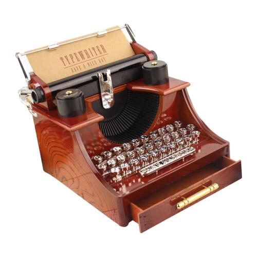 Retro Spieluhr Stilvolle Tischdeko Schreibmaschinen Spieluhr für - Bild 1 von 7