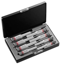 Image of Facom AEF.J3 Micro Tech 8 Piece Flat & Phillips Mini Screwdriver Set Precision