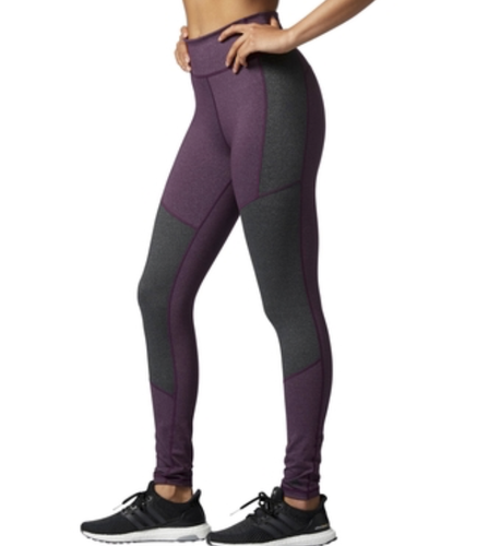 Adidas Performer Damen-Long-Tights mit hohem Bund Größe S BQ9807 meliert Laufen Yoga - Bild 1 von 4
