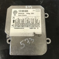 VW Polo 9N Skoda Airbagsteuergerät Steuergerät Airbag Sensor 1C0909605K (573)