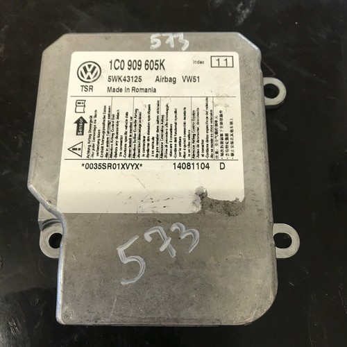 VW Polo 9N Skoda Airbagsteuergerät Steuergerät Airbag Sensor 1C0909605K (573)