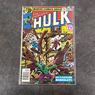 The Incredible Hulk #234 Graphic Comic Book Battleground Publisher Marvel Comics