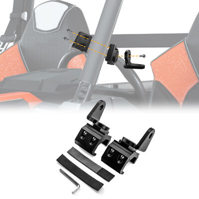 2x Pro-Fit Mounting Bracket Clamp Whip Light For Polaris XPEDITION ADV NorthStar