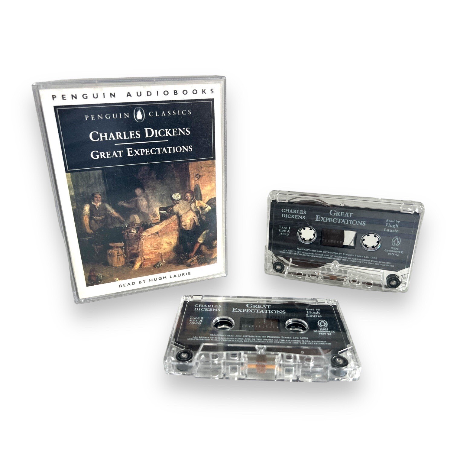Charles Dickens Great Expectations 2-Tape AudioBook Hugh Laurie Cassette Penguin