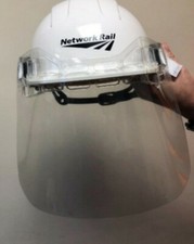 25 x PPE visor Full  face Covering Adjustable Hard Hat mask Protection shield