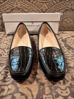 Bandolino Liberty Loafers Black Croc Size 6 — photo 1