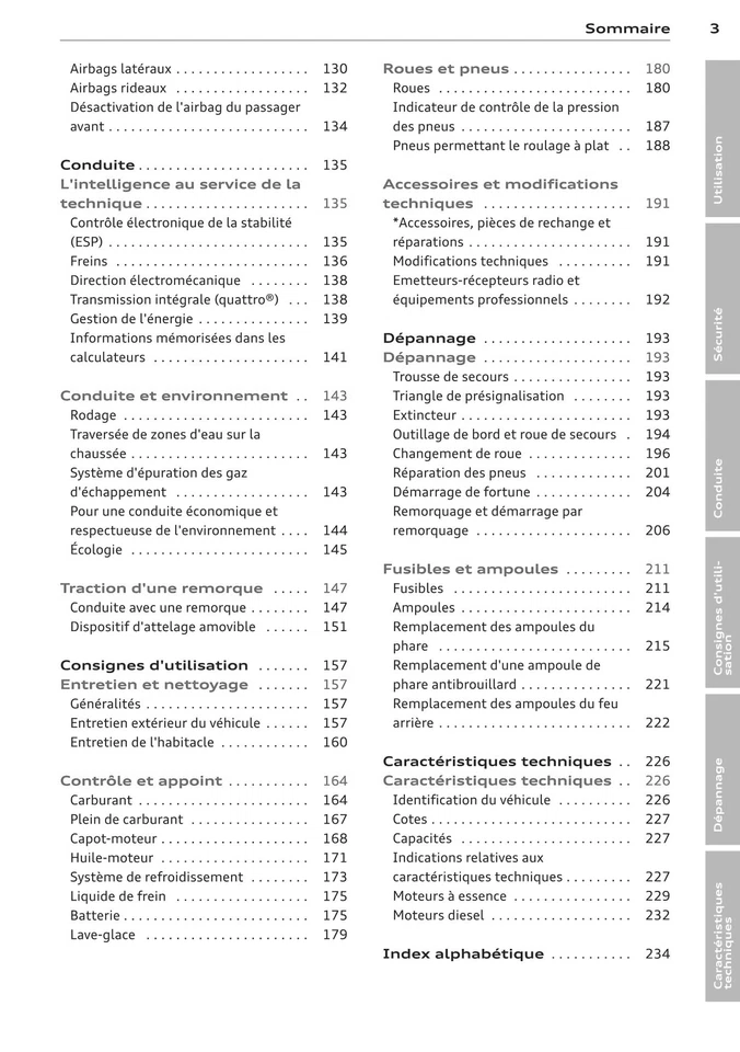 Audi A3 Sportback 2008-2012 Español Manual de instrucciones - Imagen 4 de 4