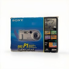 Sony Cybershot DSC-P1 3.3MP Vintage Compact Digital Camera - Silver. BOXED
