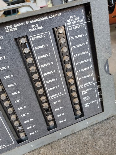 IBM Remote Batch Terminal W/ Cards Binary Synchronous 6 Bit Ascii 1441 1311 1443 - Picture 5 of 24