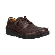 Mens Clarks Artisan Nature II Ox - Brown Leather, Size 8 Wide US [26142038]