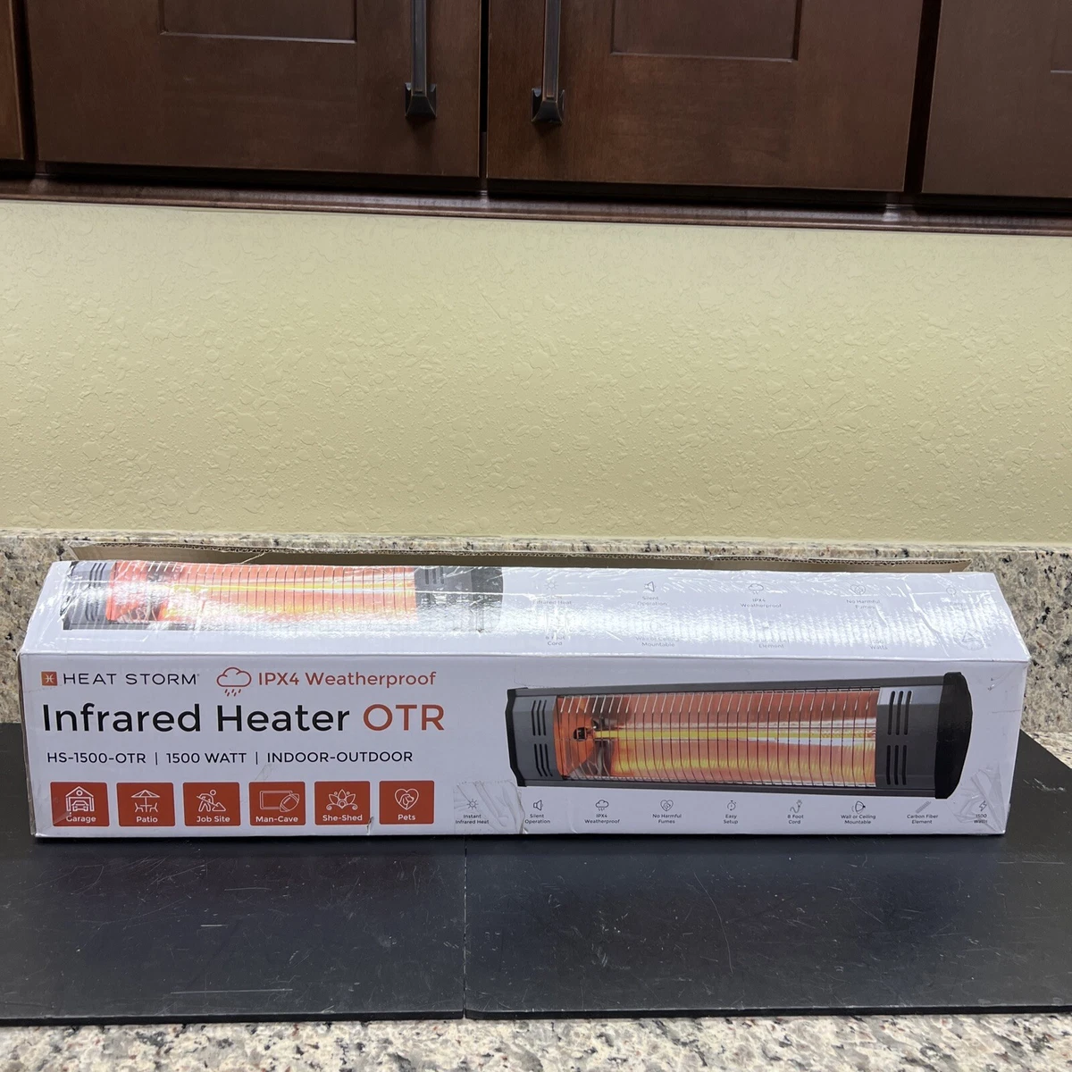 Heat Storm HS-1500-OTR Infrared Heater 1500-watt | eBay