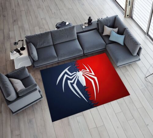 Spiderman Rug, Spider Man Rug, Gift For Childs,Kids Room,Home Decor,Floor Carpet - Afbeelding 1 van 9