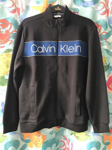 Fleece Calvin Klein Zip up Jacket Black 