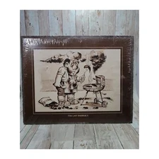 HOTSHOTS 1975 Wallace Berrie & Co, Inc The Last Barbeque New Old Stock