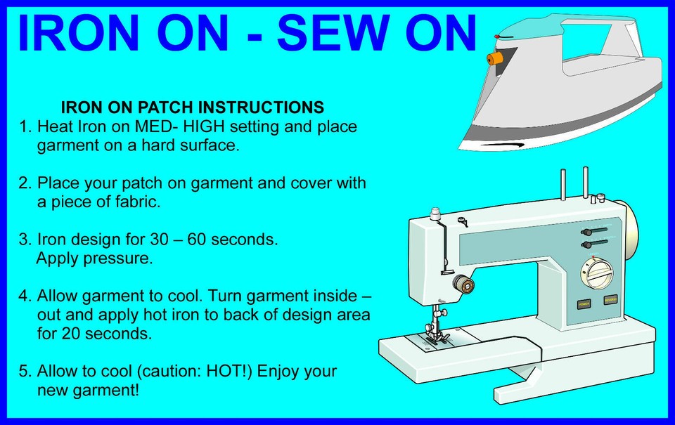 5 Colors DIY Iron on Denim Fabric Patches for Clothing Jeans Repair Kit ...