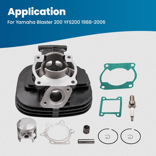 Blaster 66mm Zylinder Top End Rebuild Kit for Yamaha Blaster YFS200 1988-2006 - Picture 6 of 12