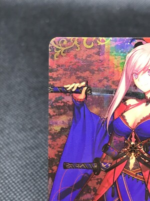 SSR 25 Miyamoto Musashi FGO Fate/Grand Order Wafer Card BANDAI