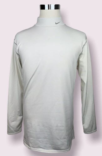 Nike Fit Dry Mens Long Sleeve White 