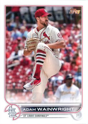 Adam Wainwright 2022 Topps Series 1 Baseball Card #34 St. Louis 