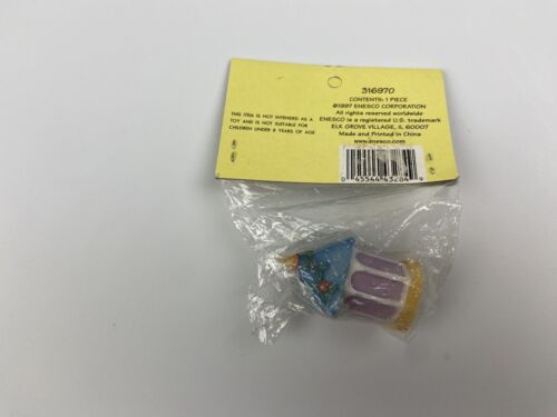 Enesco Teenie Tinies Mini Miniature Doll House Ceramic Bird House Gazebo - Picture 3 of 4