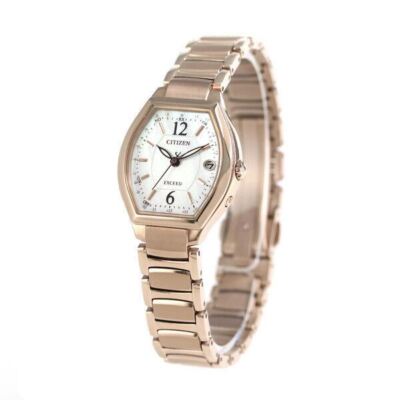 CITIZEN 2017 EXCEED Titania Line Happy Flight ES9344-54W Damenuhr Neu