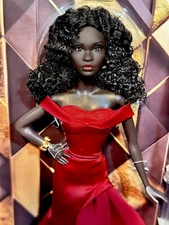 Black Barbie 45th Anniversary Designer Doll ~ Mattel ~ New ⭐️🌹⭐️