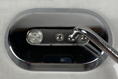 Harley Davidson OEM Oval Aluminator Chrome Billet Syle Mirrors  