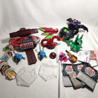 BAKUGAN Lot Bakugauntlet Darkus Pharol Jumbo Hydorous padlock tiles Mixed misc