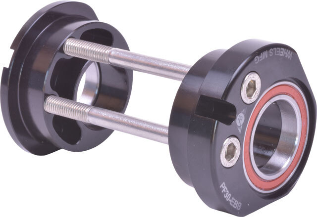 Wheels Manufacturing PF30 Eccentric Bottom Bracket For 24mm Shimano Systems, Bla